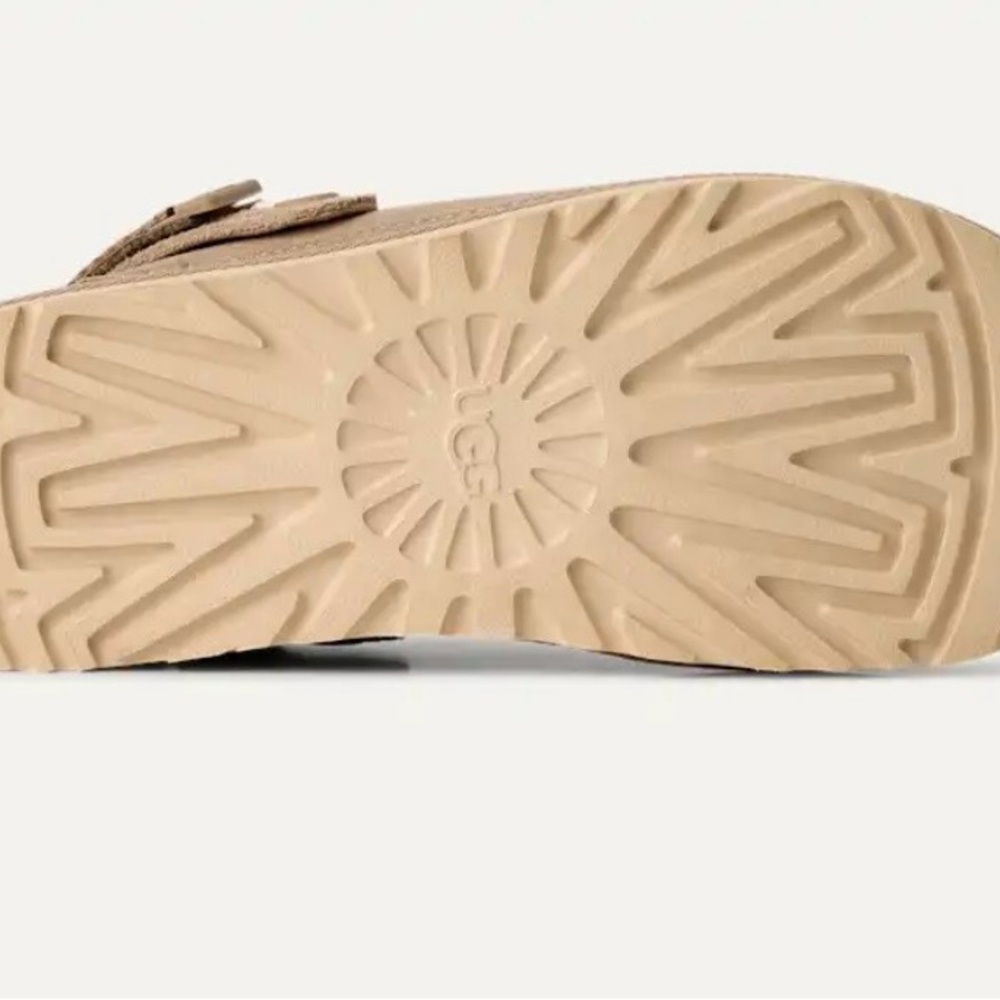UGG Women's Sand Suede Clog Mules with Buckle